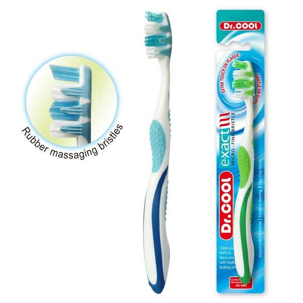 Eco-Friendly Length 30mm Multiple Functions Whitening Medium Soft Bristle Toothbrush With Logo