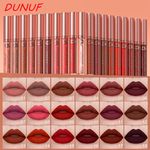 DUNUF 18 Multi-Color Long-lasting Moisturizing Velvet Matte Waterproof Lipstick Non-stick Cup Lip Gloss