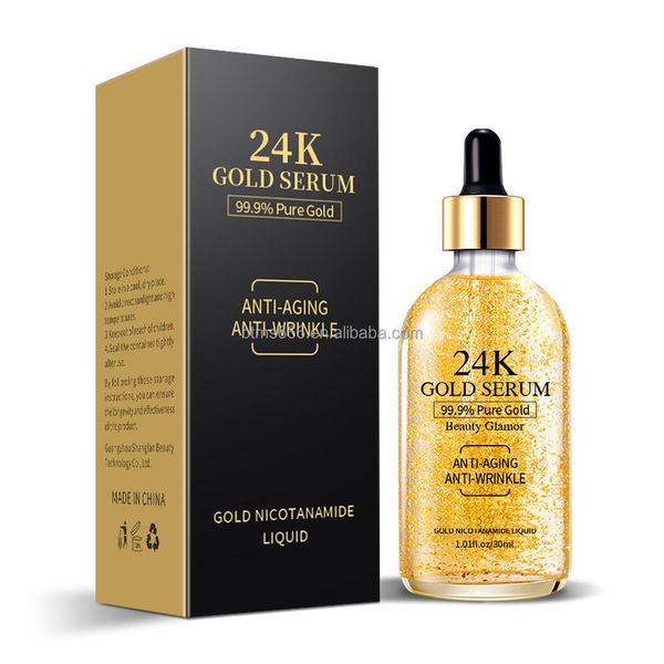 24k Gold Serum Korea Skin Care Niacinamide Whitening Essence Oil Hyaluronic Acid Facial 24K Gold Face Serum