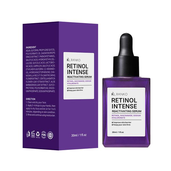 Retinol Intense Revitalizing Serum 30ml - Korean Bakuchiol Retinol Firming Serum For Face Korean Skincare