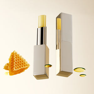 Custom Organic Vegan Nourishing Lip Chapstick Plumper Moisturizing Lip Balm Honey Lipstick Private Label