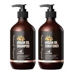 Hair Care Organic Morocco Argan Oil Shampoo and Conditioner Adults Female Body Cream for Dark Skin