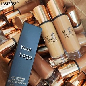 Vegan Cosmetics Makeup Full Coverage Natural Makeup Liquid Foundation Private Label Matte Waterproof Liquid Foundation