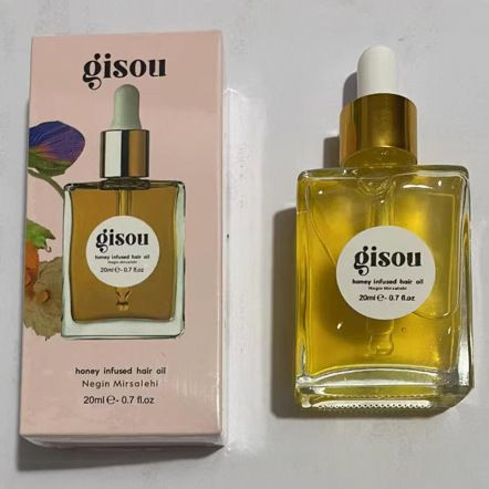 Gisou Hair Oil 20ml Honey Infused Hair Oil Travel Size Enriched With Mirsalehi Honey to Deeply Nourish Moisturize Hair